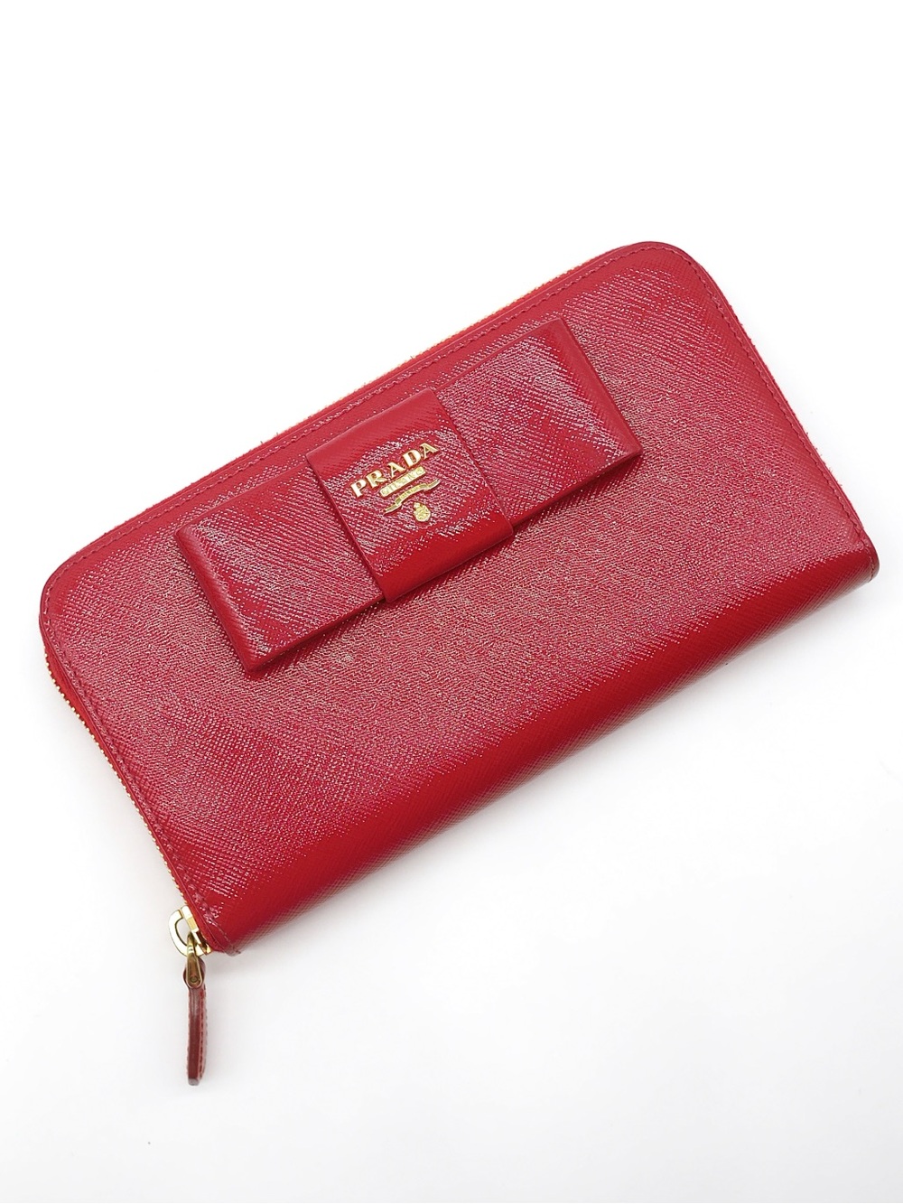 🍓PRADA Saffiano Red Wallet - Picture 11 of 13
